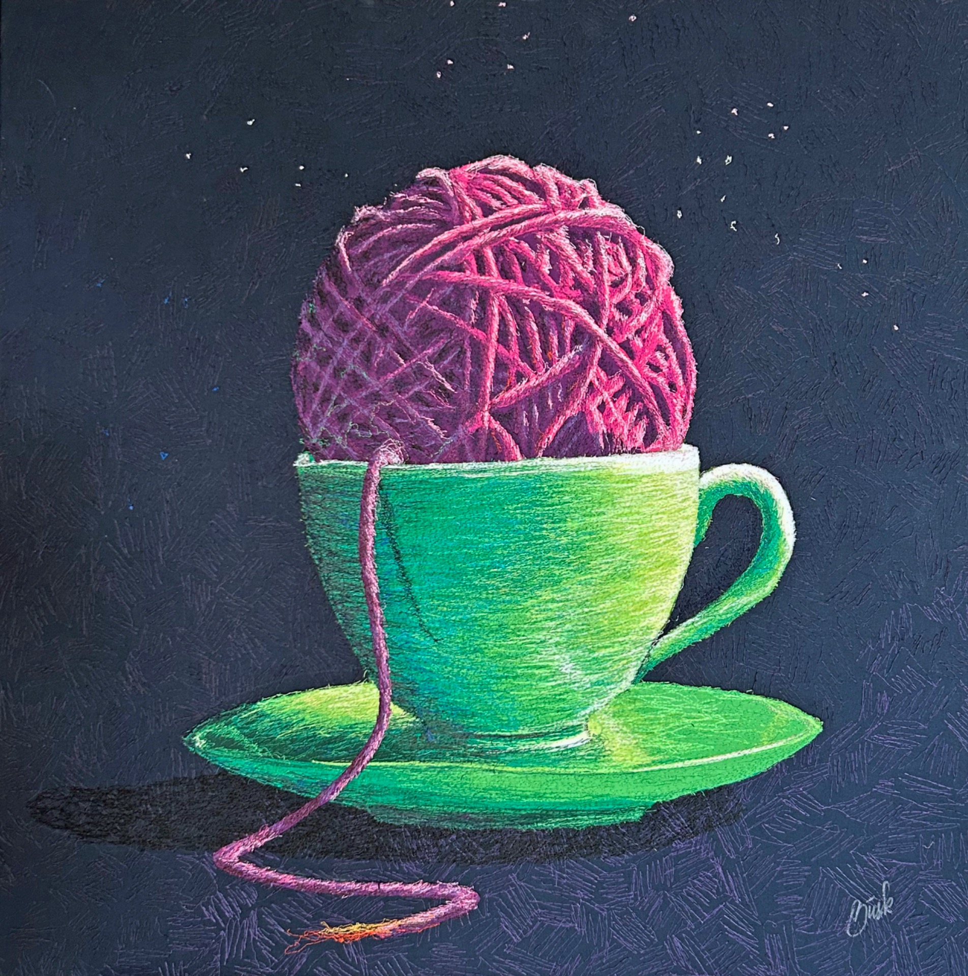 "Soft Cup"  70 x 70cm. Kr 6.000